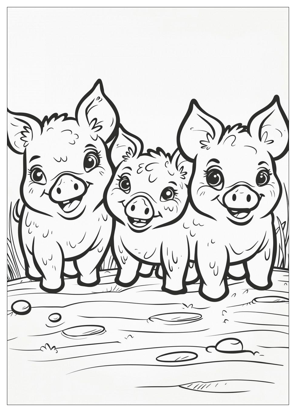 Three Little Pigs Coloring Pages-12