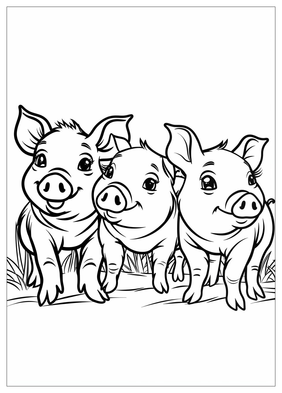 Three Little Pigs Coloring Pages-13