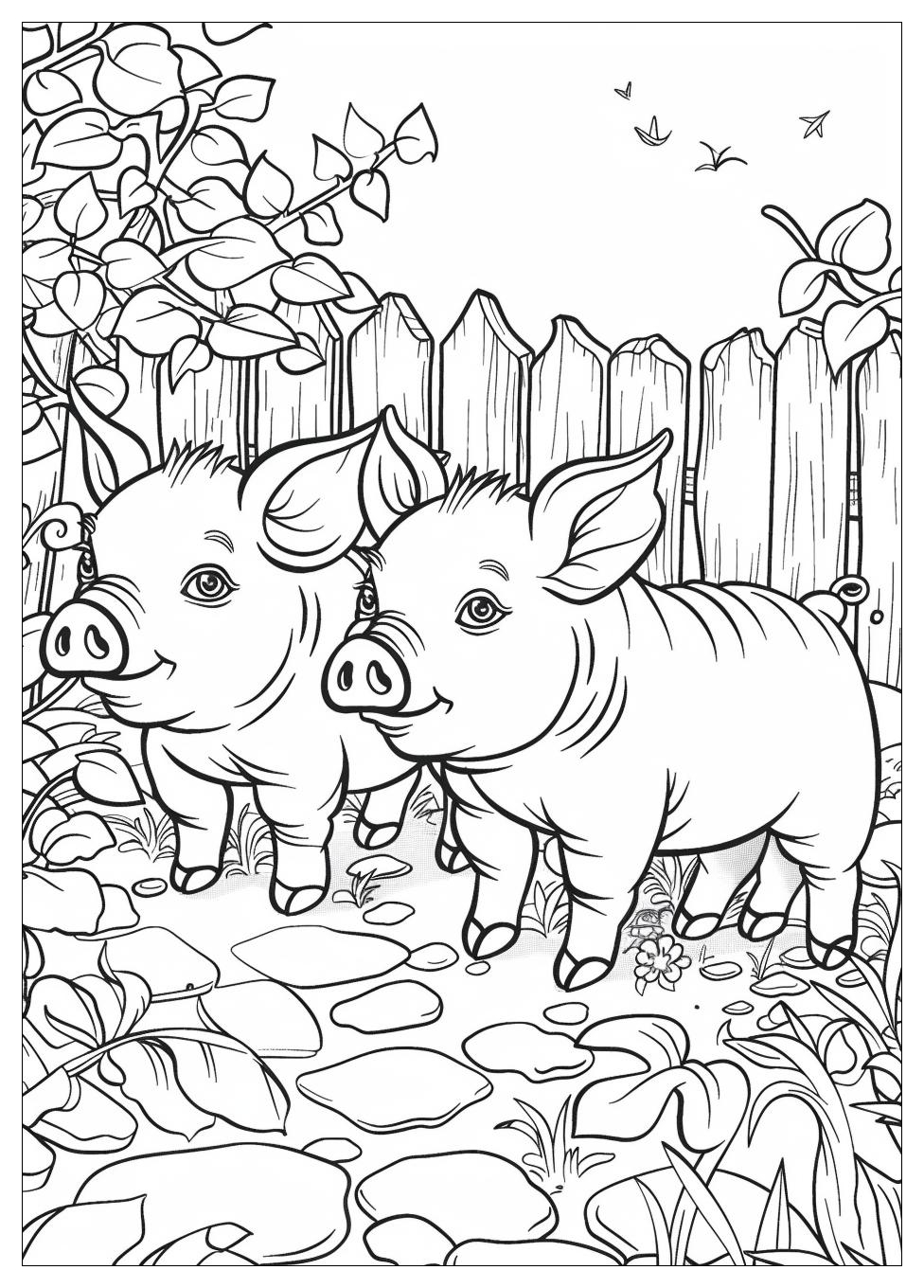 Three Little Pigs Coloring Pages-16