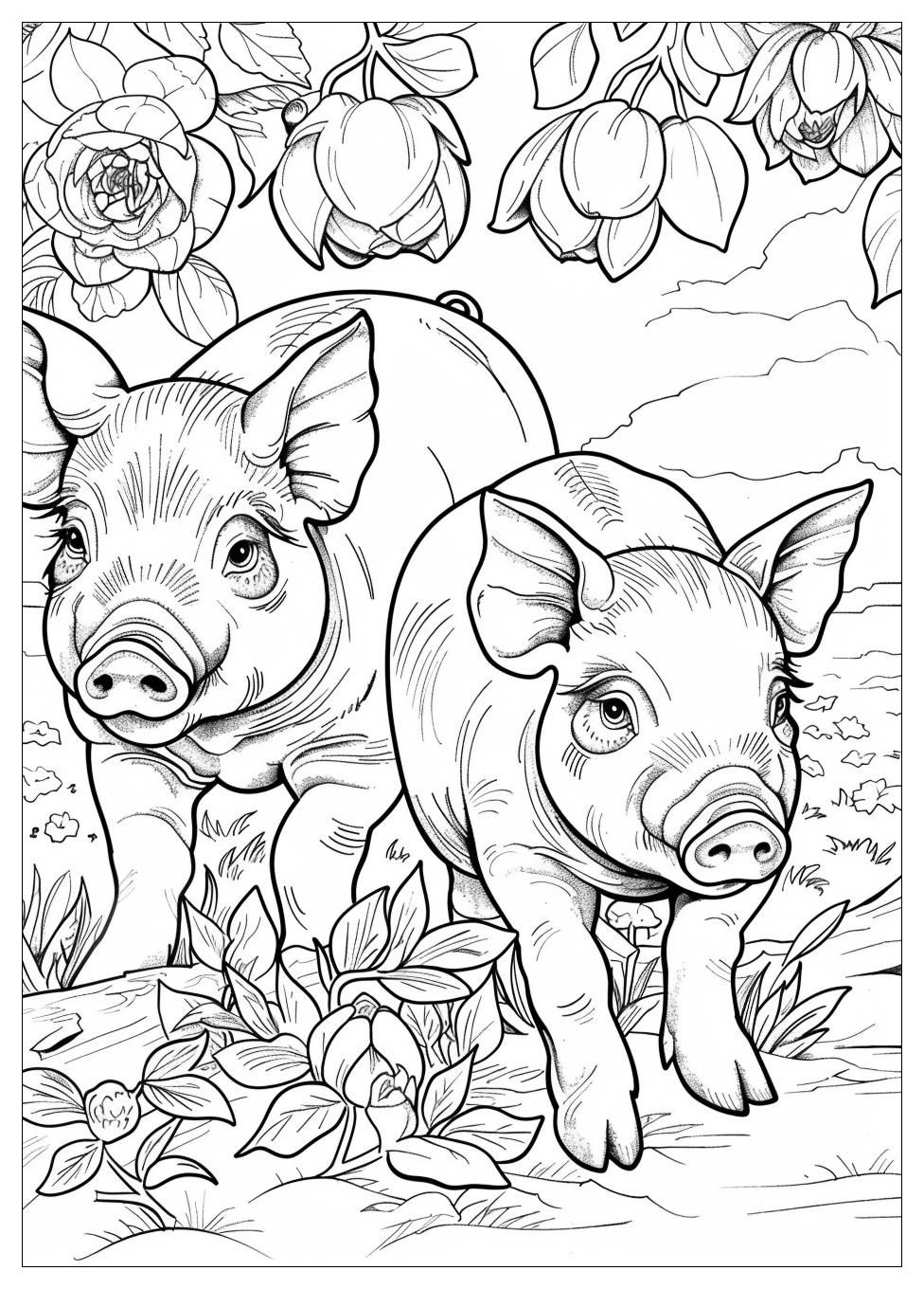 Three Little Pigs Coloring Pages-17