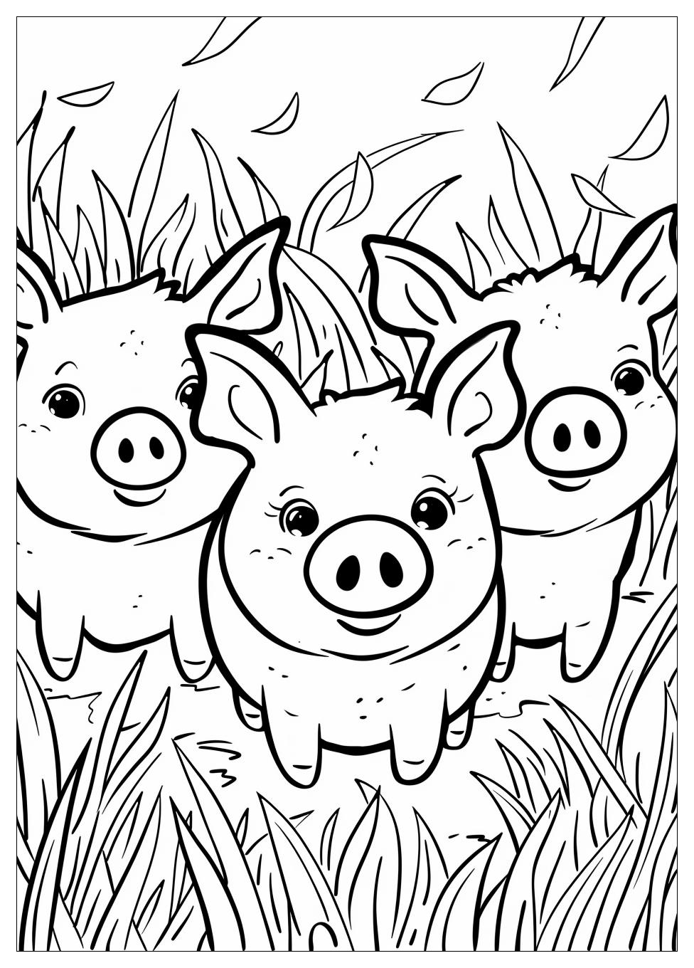 Three Little Pigs Coloring Pages-2