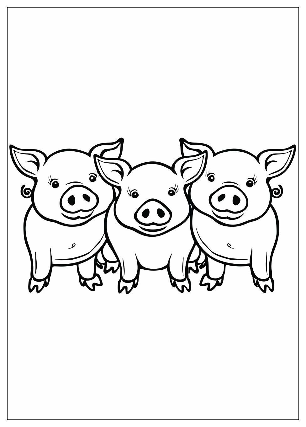 Three Little Pigs Coloring Pages-4