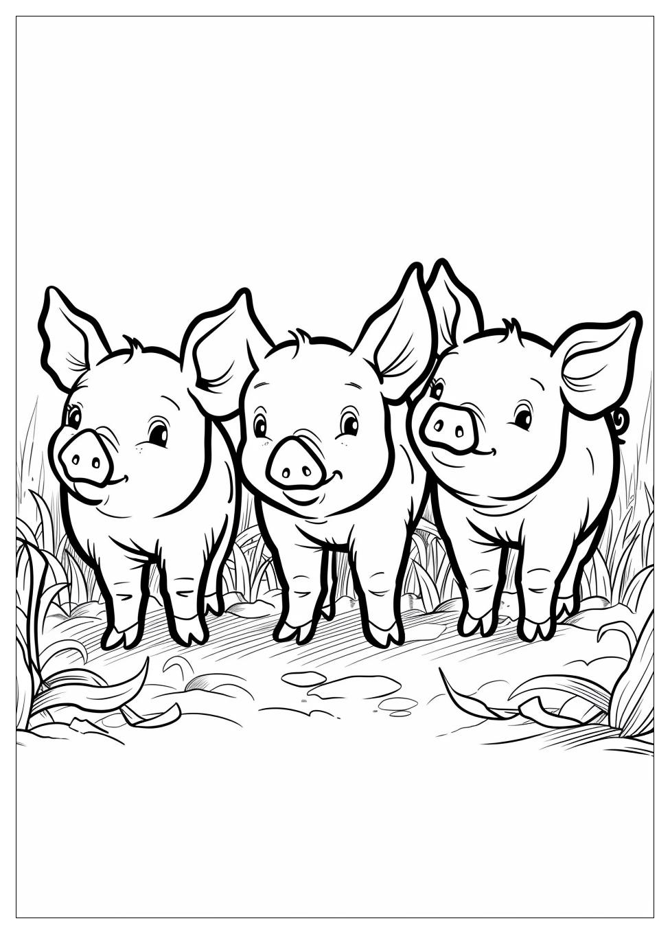 Three Little Pigs Coloring Pages-6