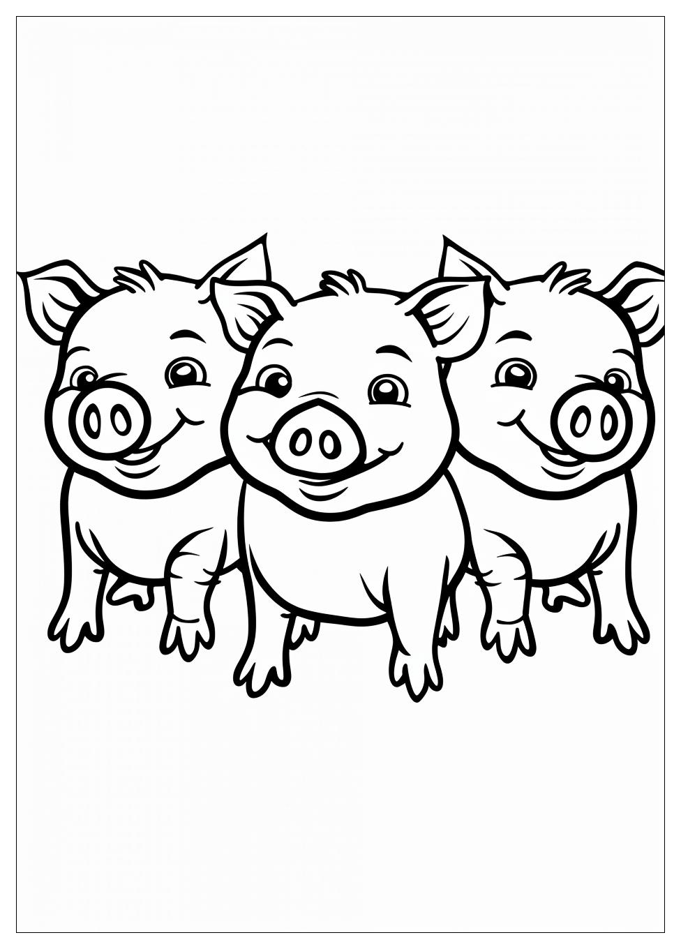 Three Little Pigs Coloring Pages-9