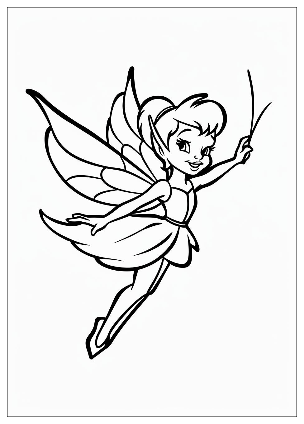 Tinker Bell Coloring Pages-1