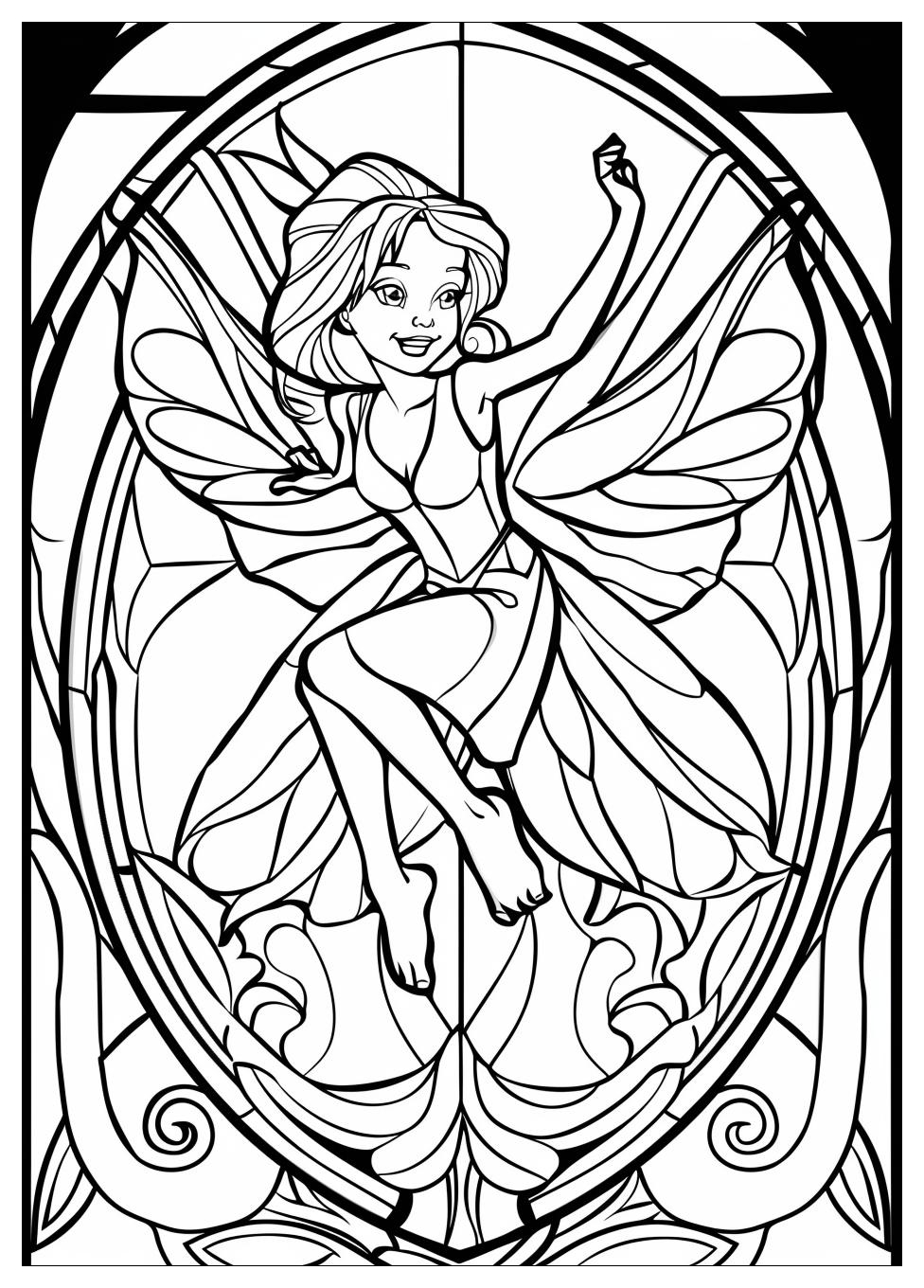 Tinker Bell Coloring Pages-12