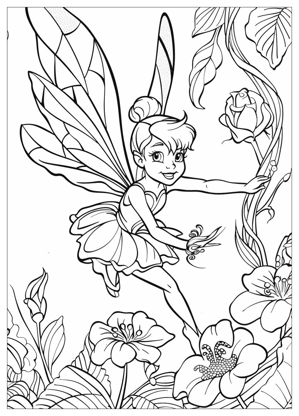 Tinker Bell Coloring Pages-13