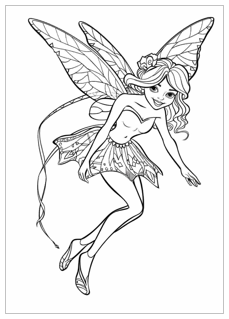 Tinker Bell Coloring Pages-15