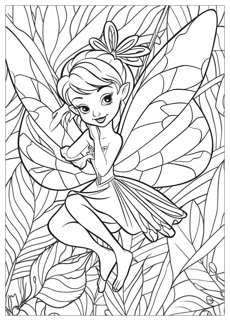 Tinker Bell Coloring Pages-18