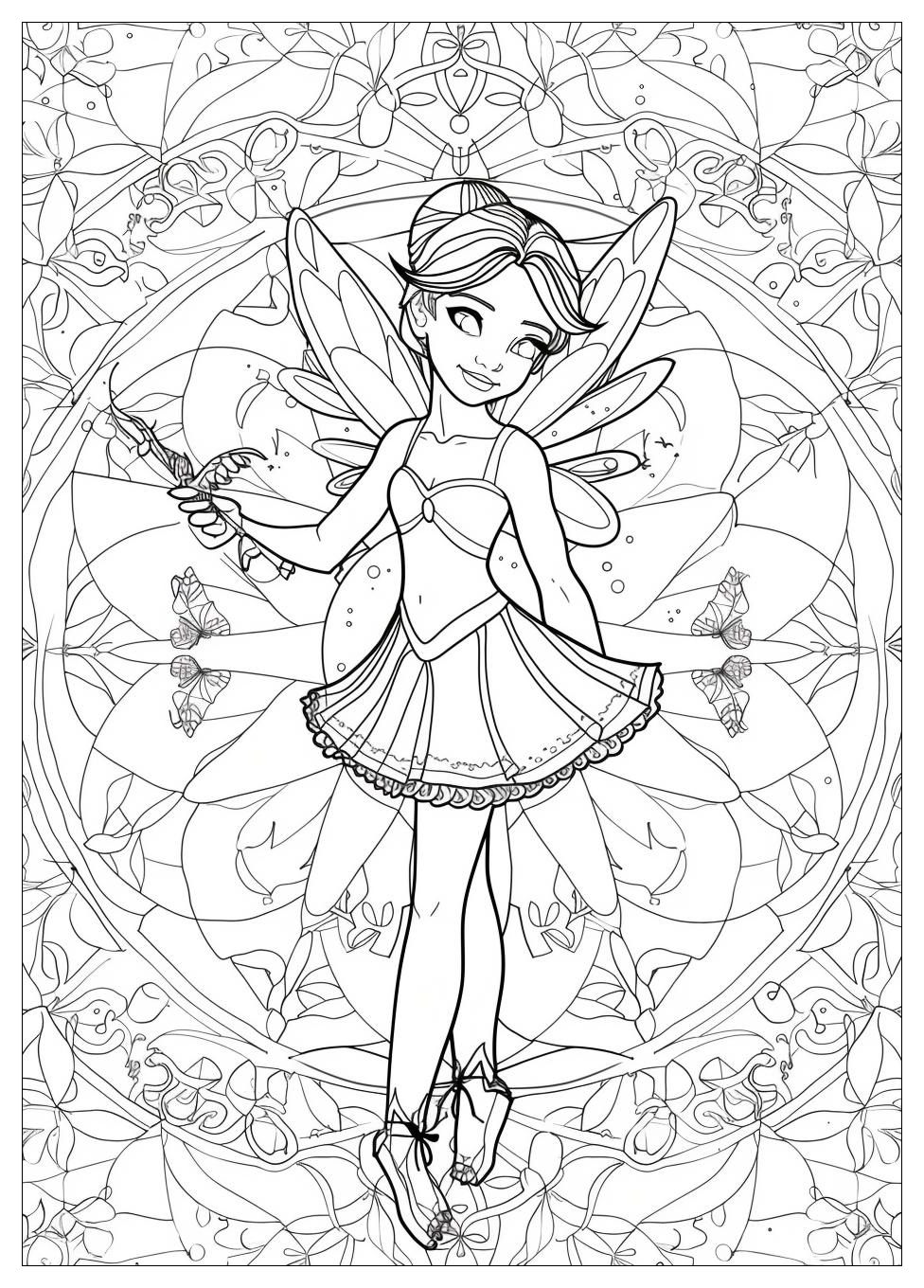 Tinker Bell Coloring Pages-19