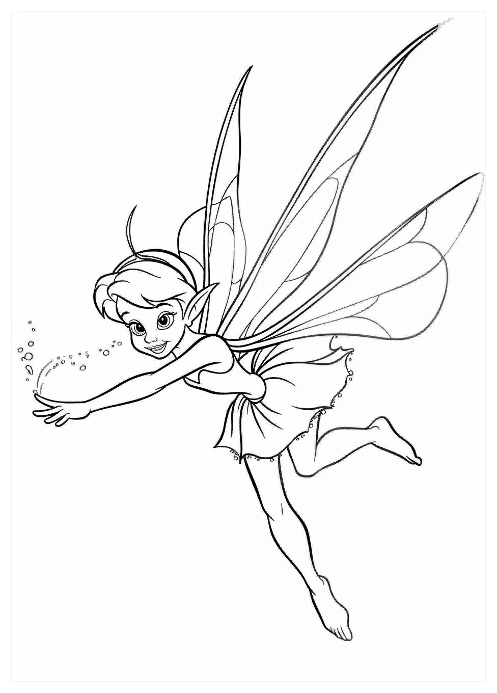 Tinker Bell Coloring Pages-2