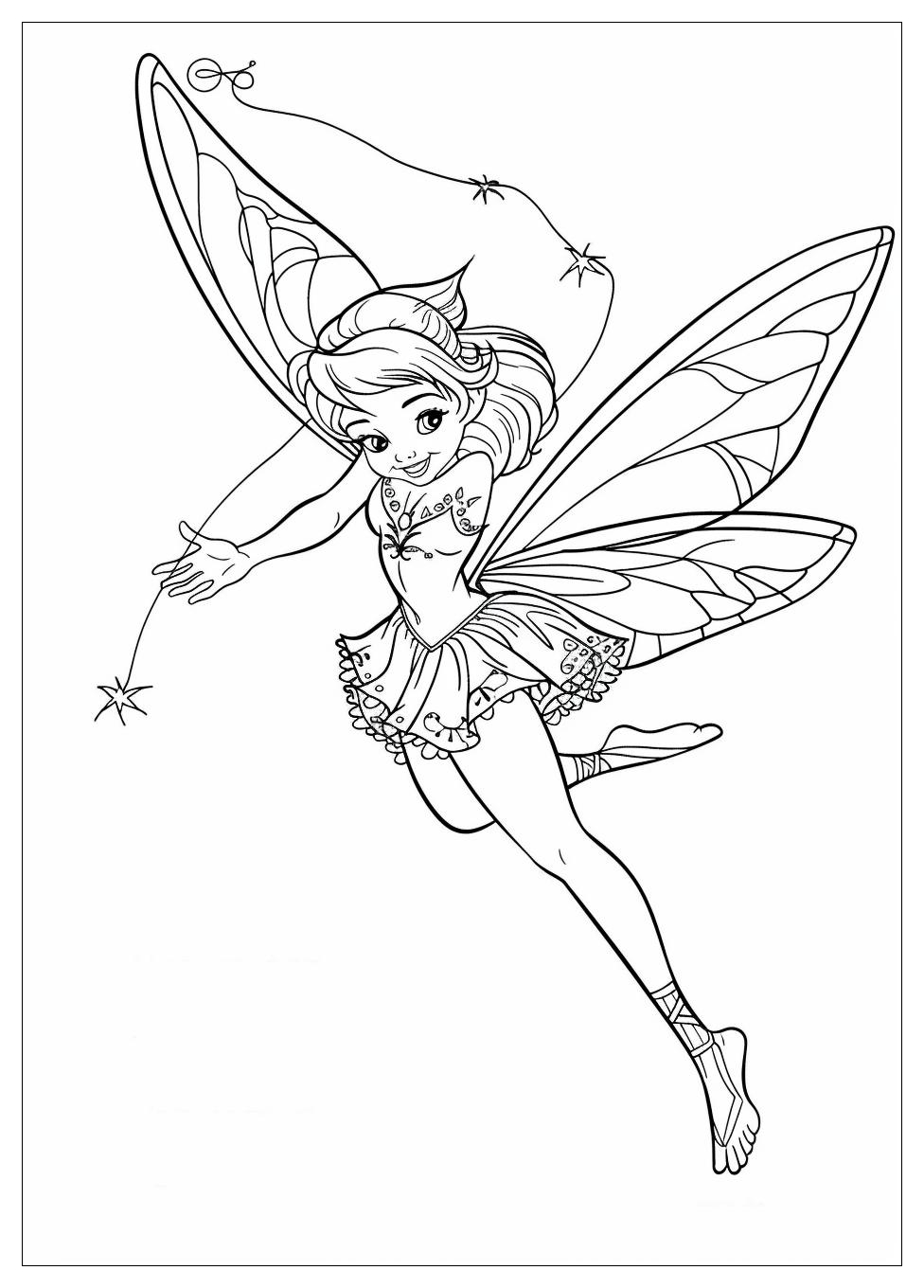 Tinker Bell Coloring Pages-20