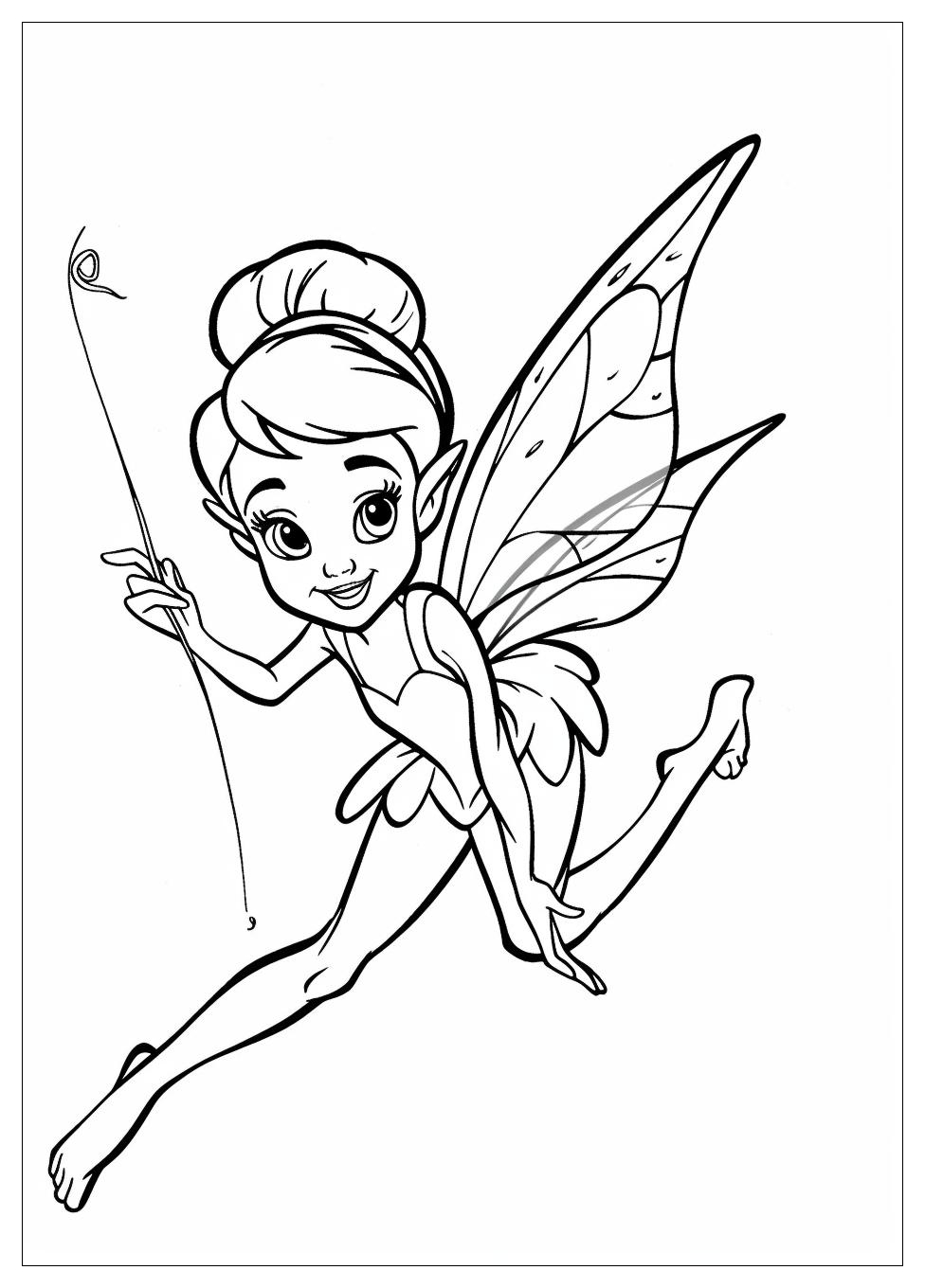 Tinker Bell Coloring Pages-3