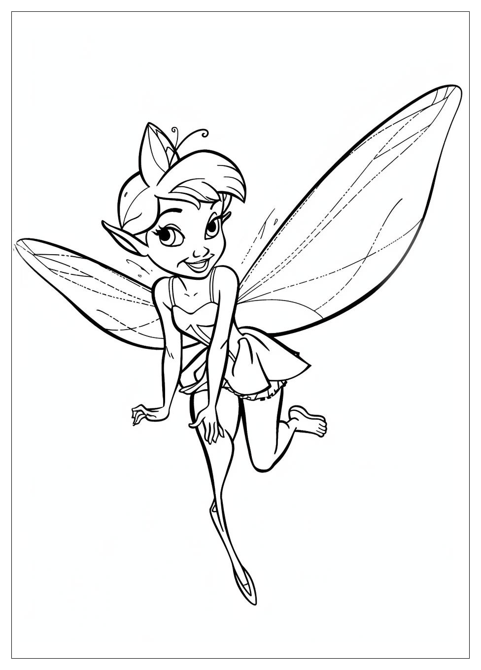 Tinker Bell Coloring Pages-4