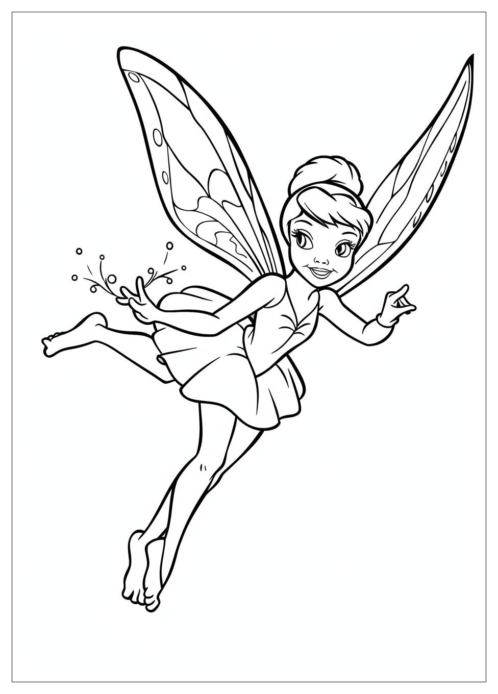 Tinker Bell Coloring Pages-6