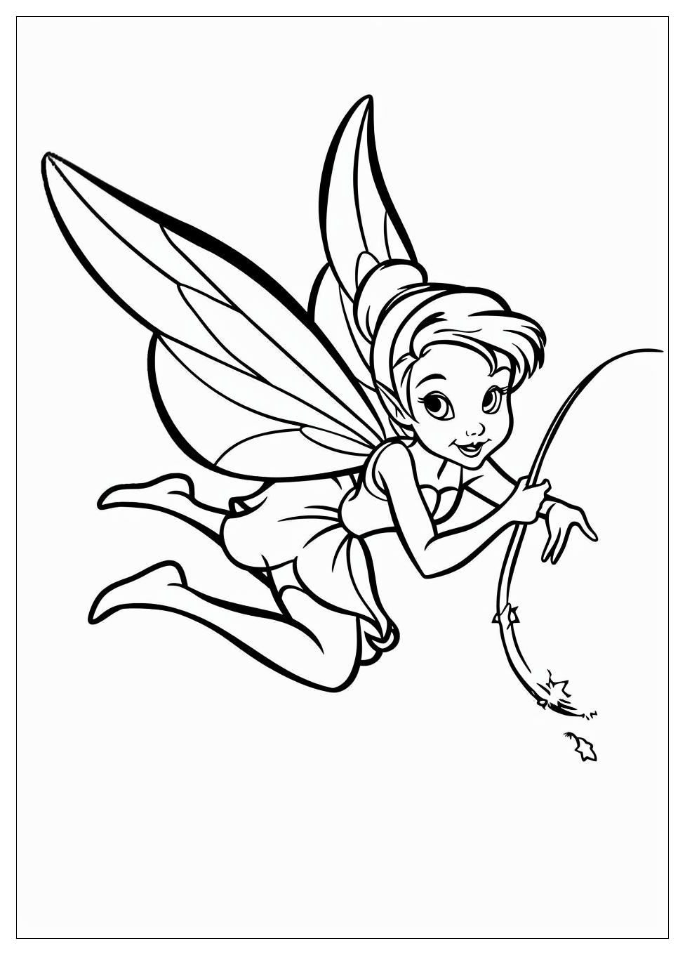 Tinker Bell Coloring Pages-9