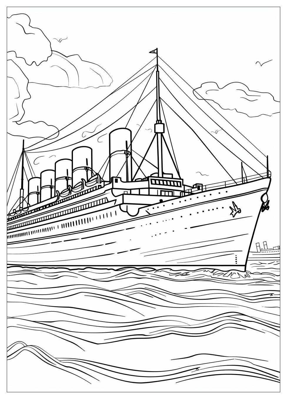 Titanic Coloring Pages-1