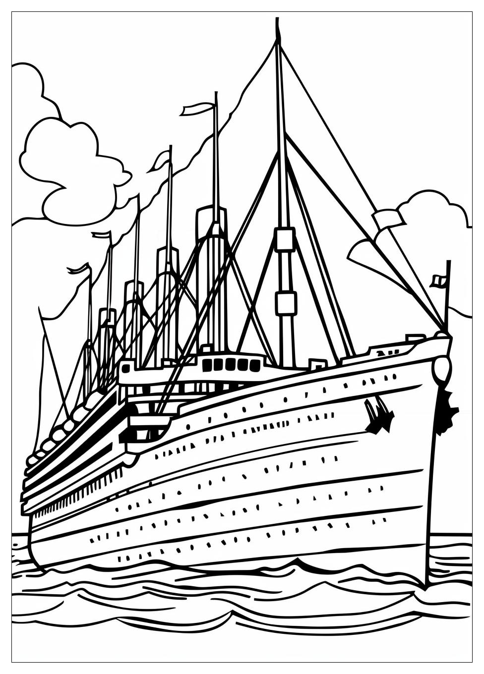 Titanic Coloring Pages-11