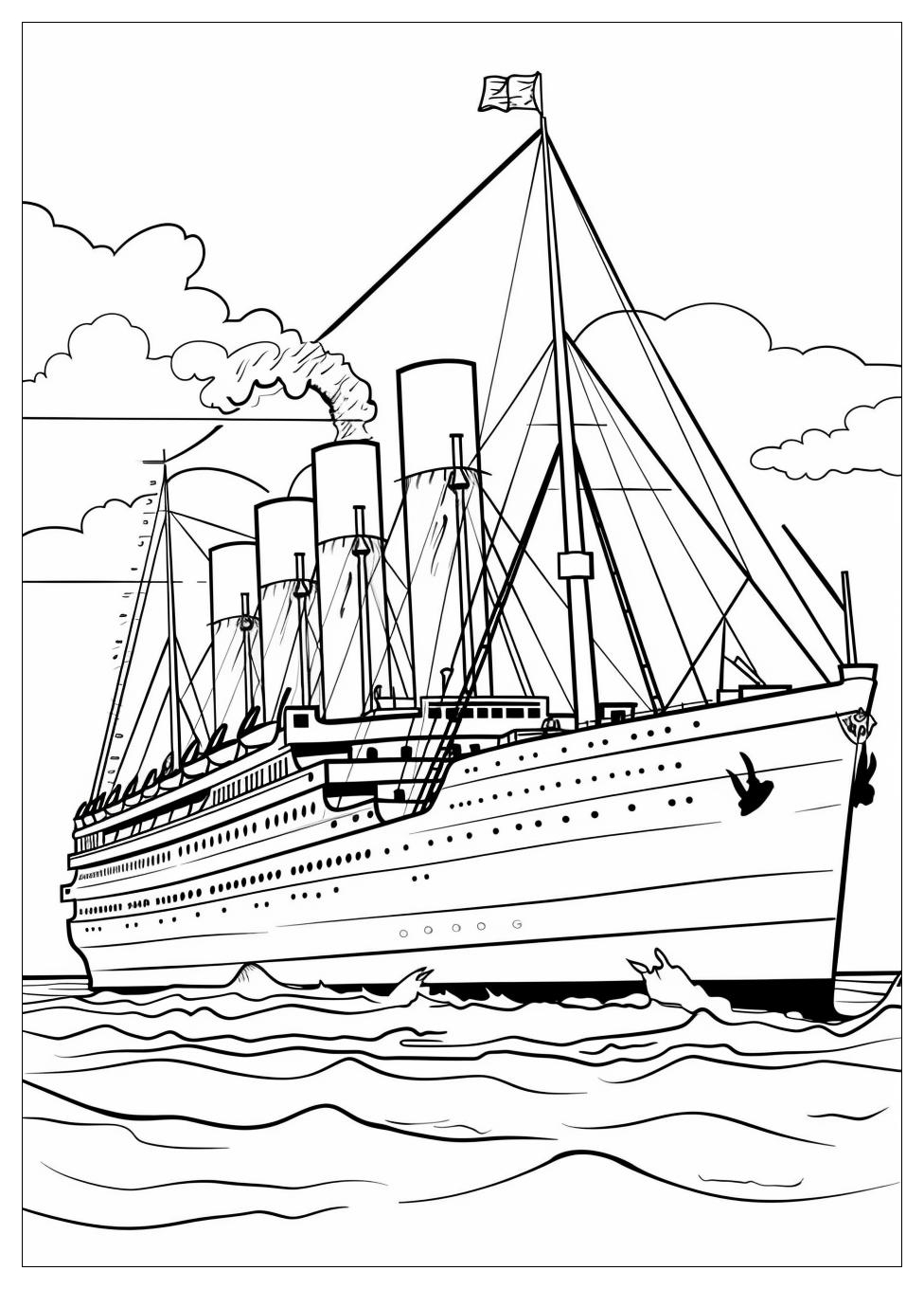 Titanic Coloring Pages-12