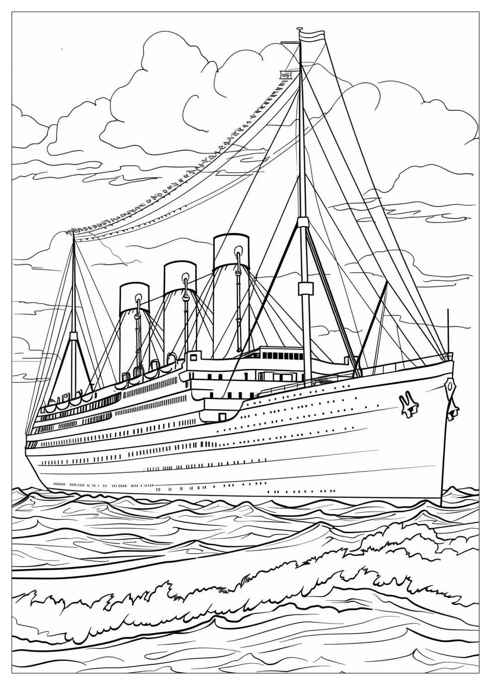 Titanic Coloring Pages-13