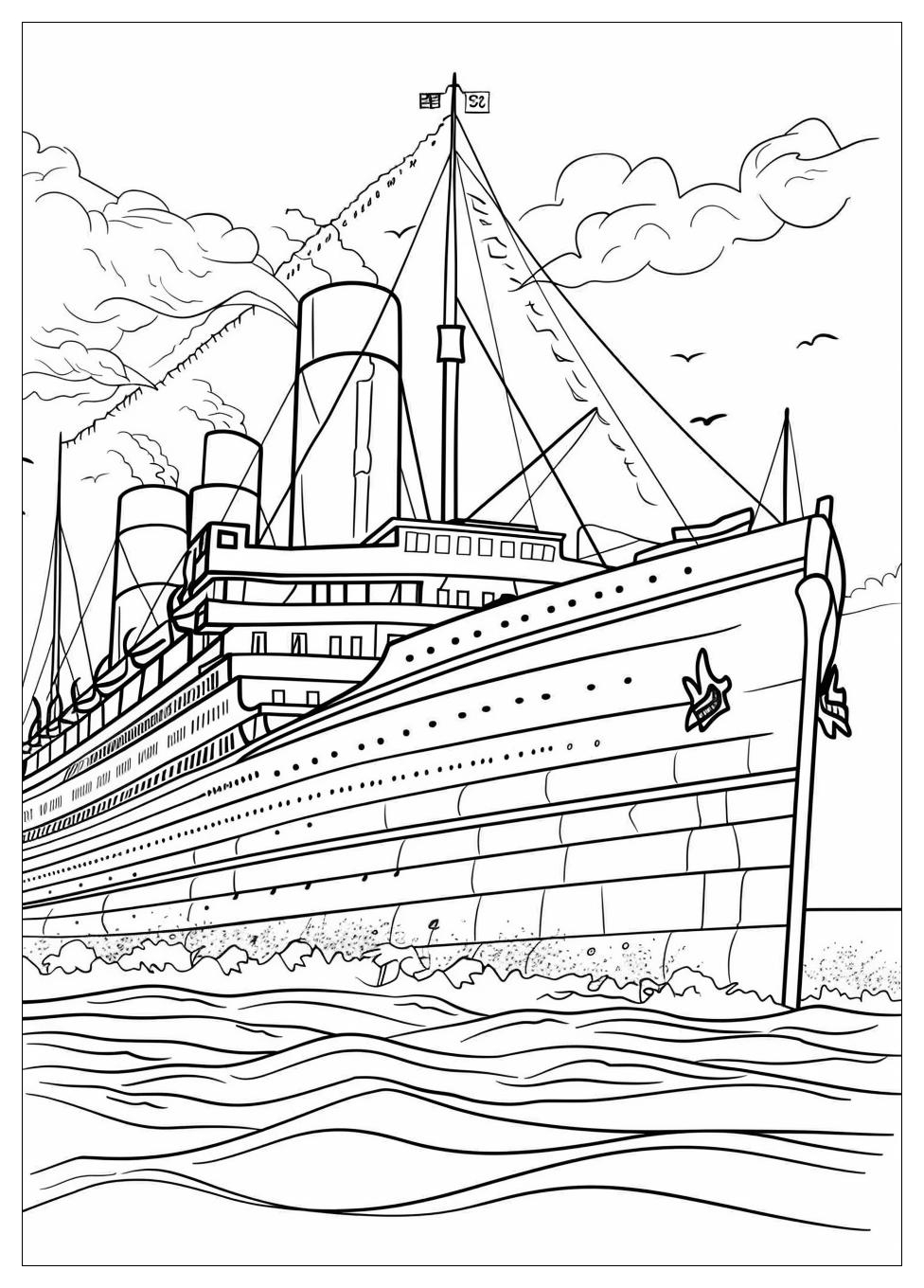 Titanic Coloring Pages-14