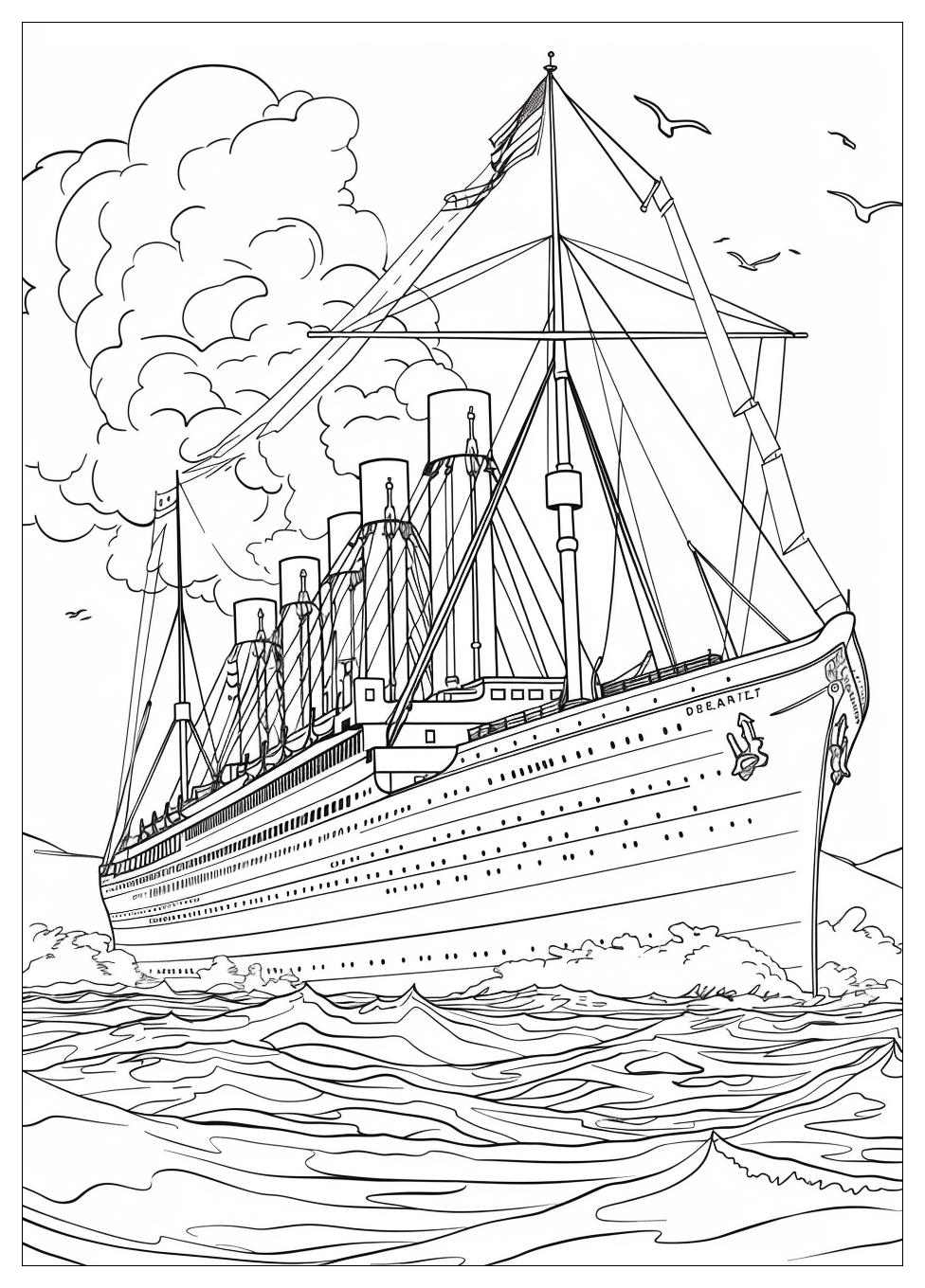 Titanic Coloring Pages-15