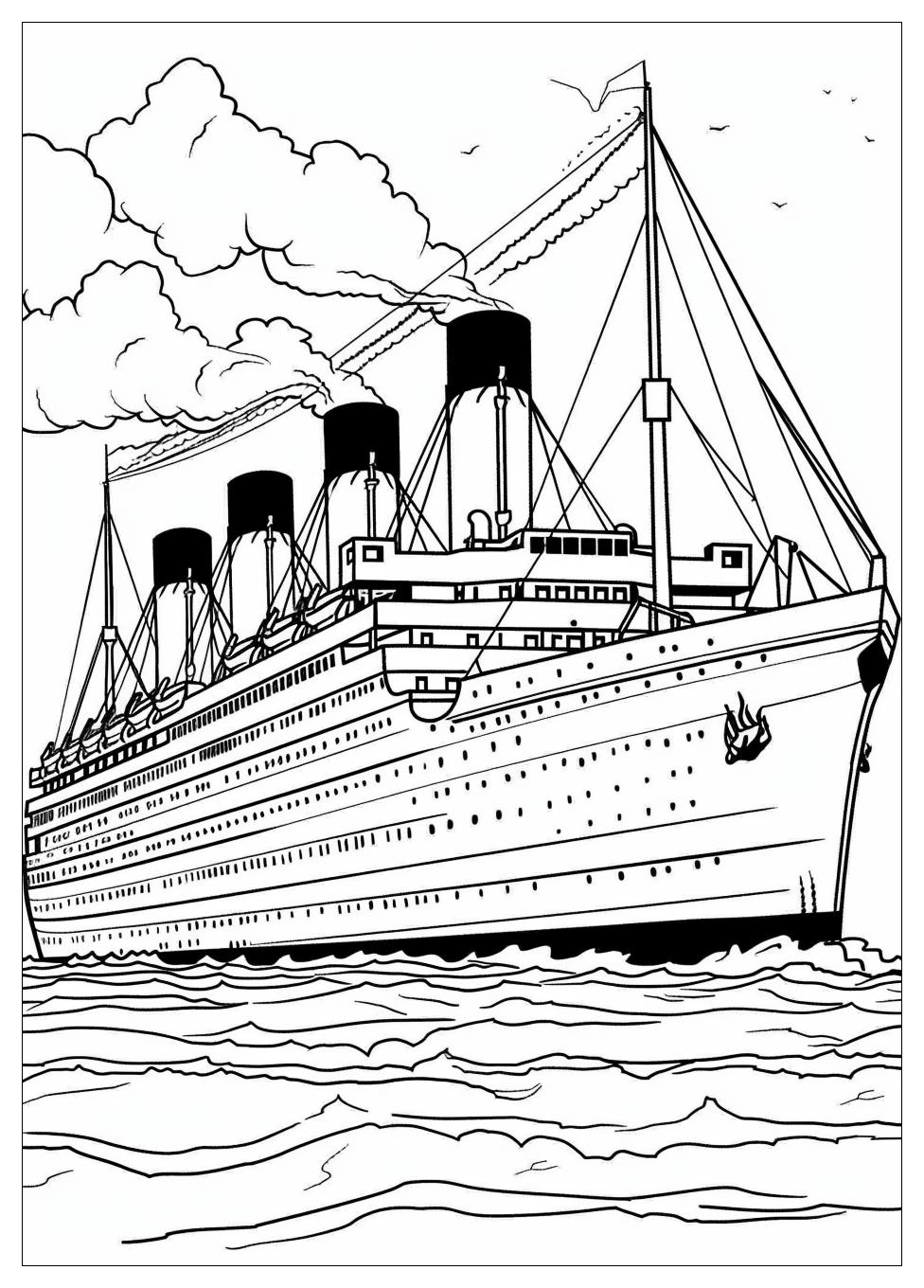 Titanic Coloring Pages-17