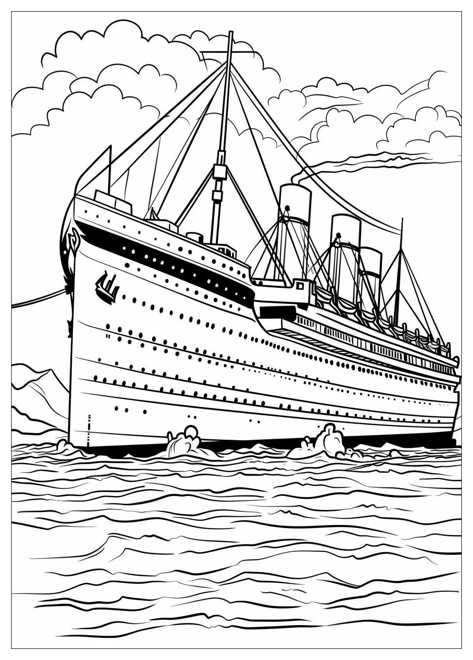 Titanic Coloring Pages-18