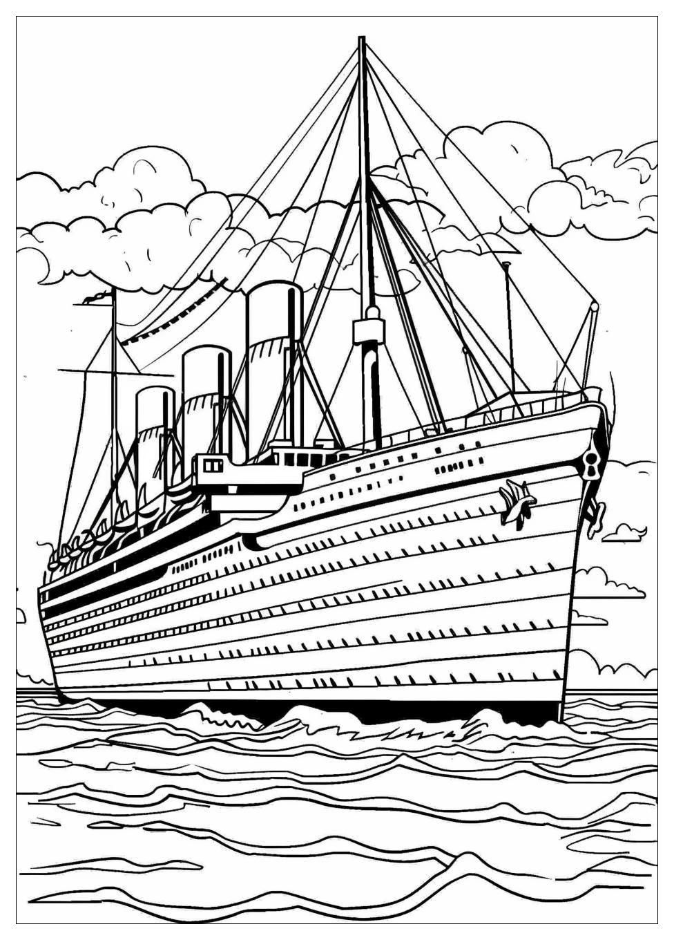 Titanic Coloring Pages-3