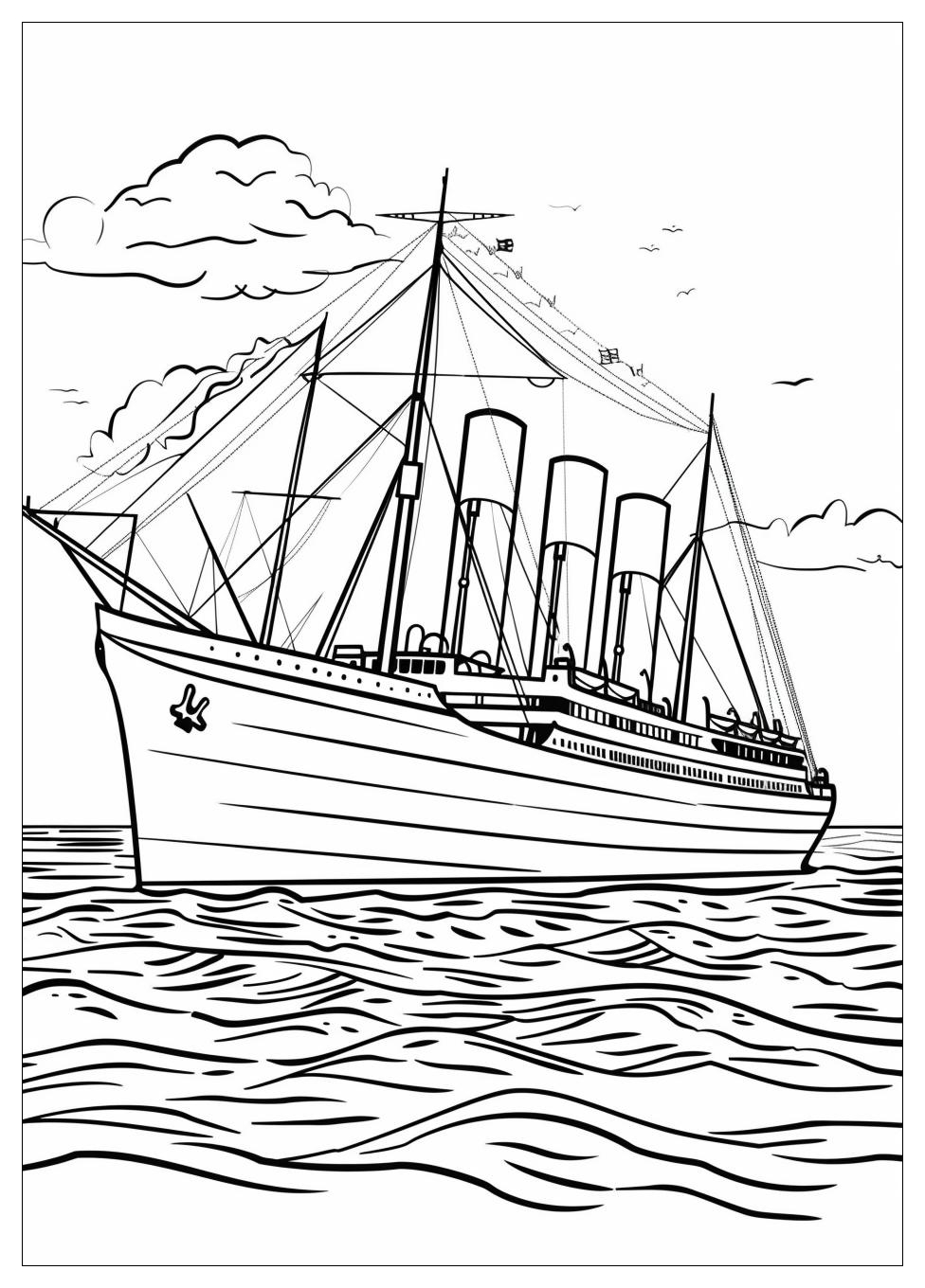 Titanic Coloring Pages-4