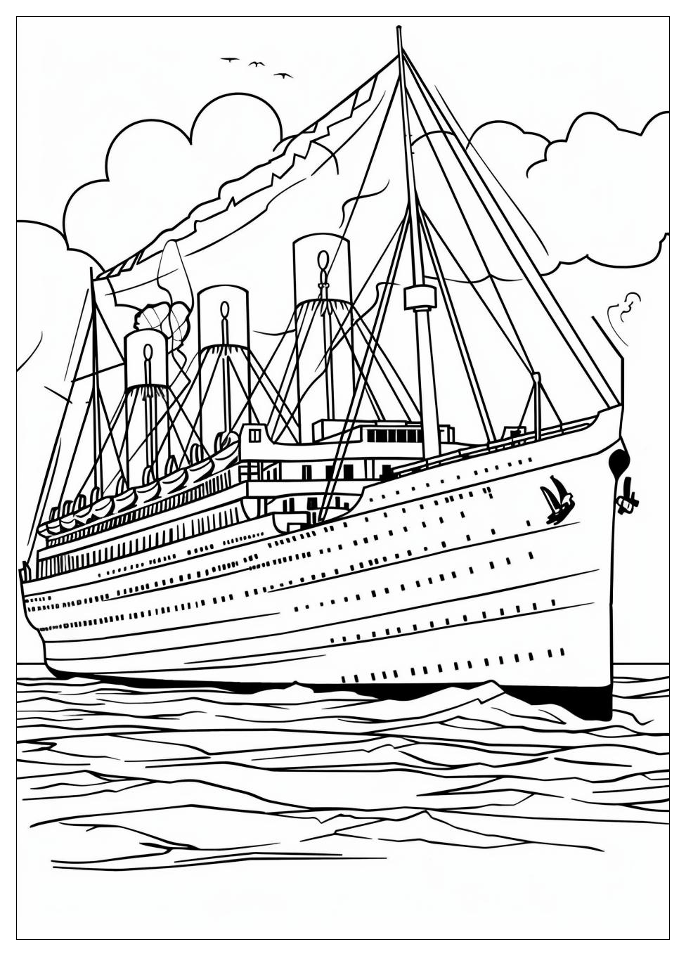 Titanic Coloring Pages-5