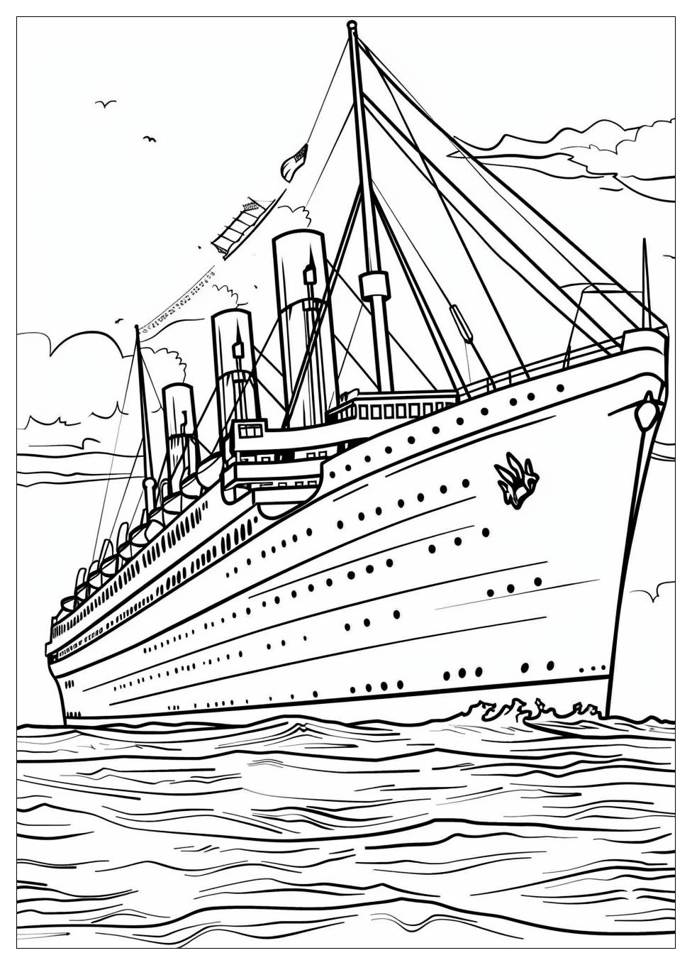 Titanic Coloring Pages-6