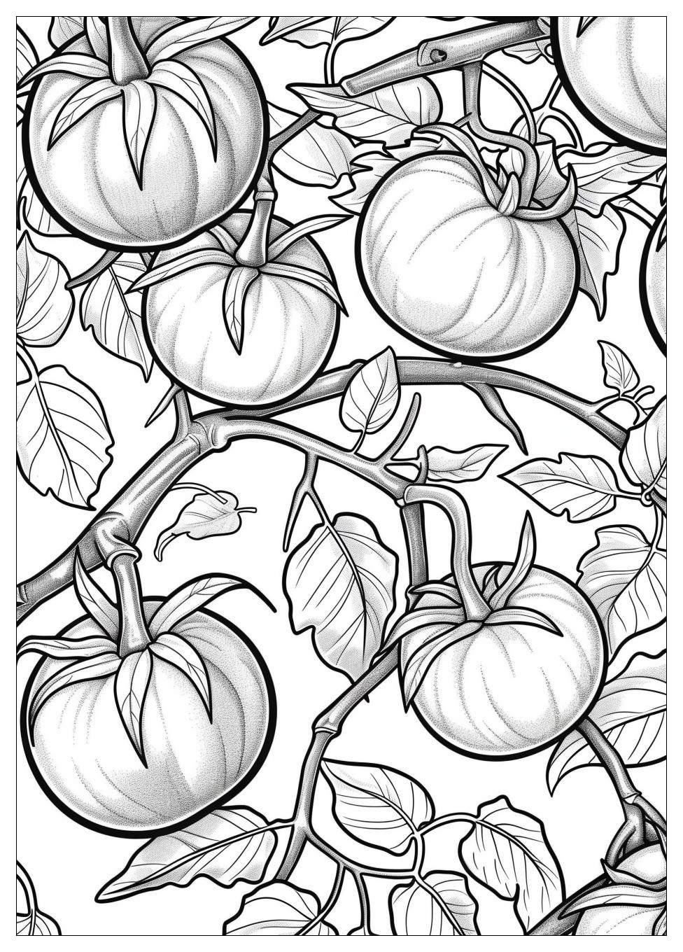 Tomato Coloring Pages-14