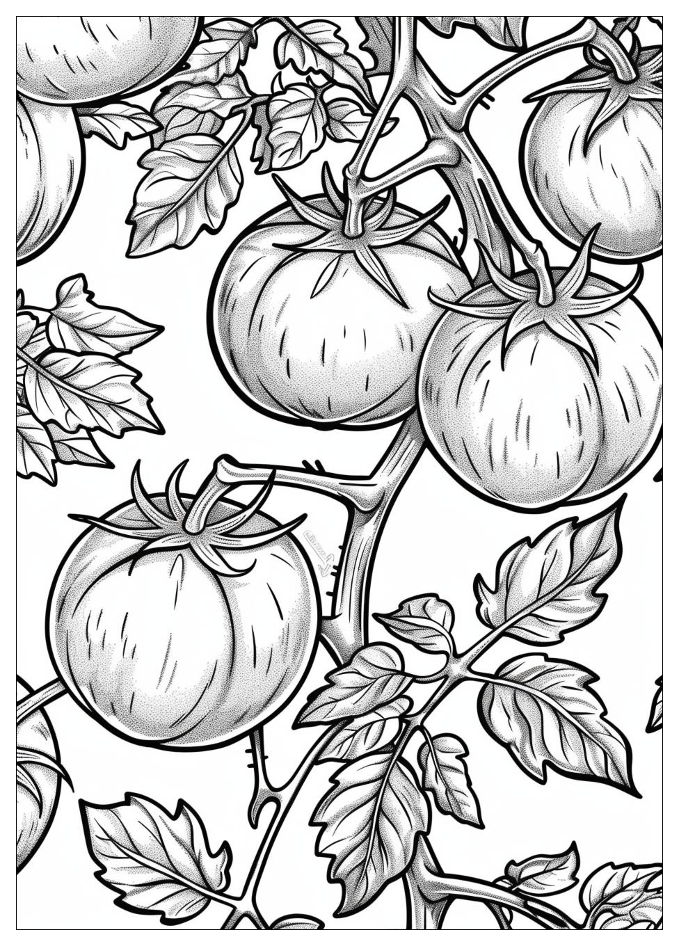 Tomato Coloring Pages-16