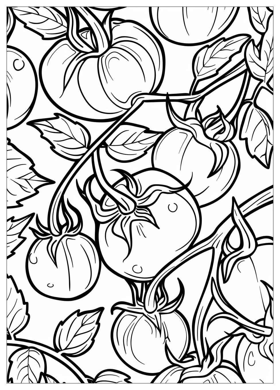 Tomato Coloring Pages-4