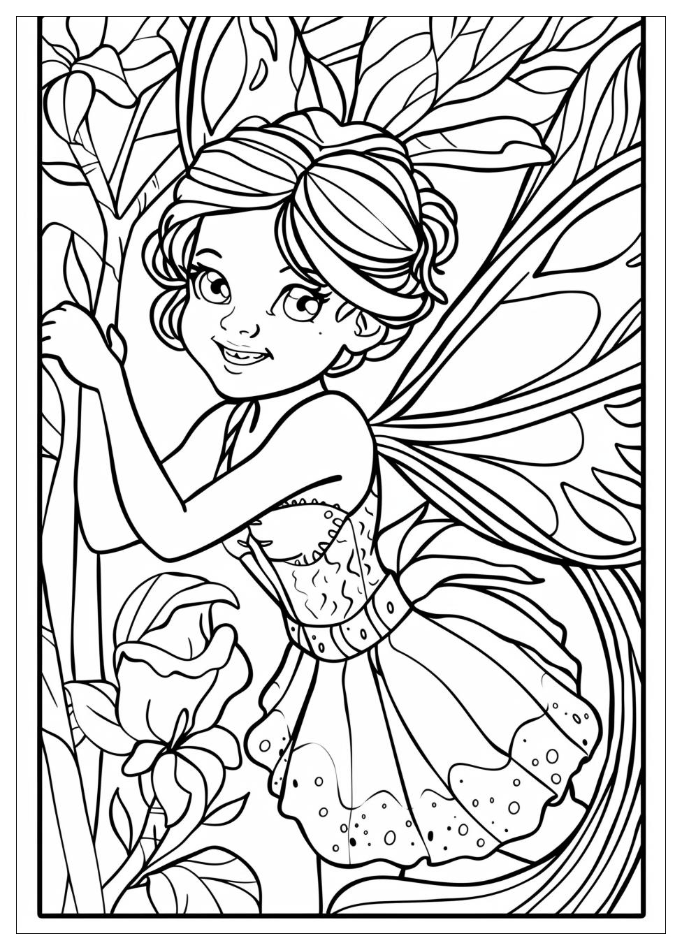 Tooth Fairy Coloring Pages-1