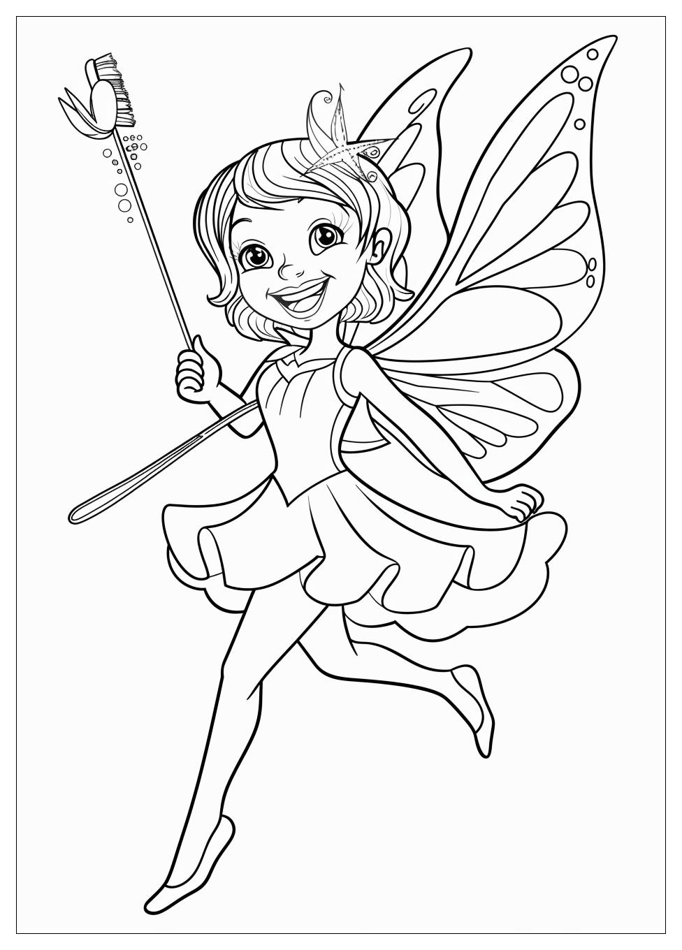 Tooth Fairy Coloring Pages-11