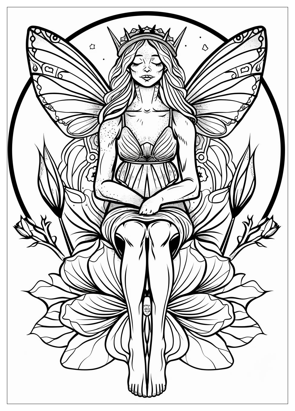 Tooth Fairy Coloring Pages-14