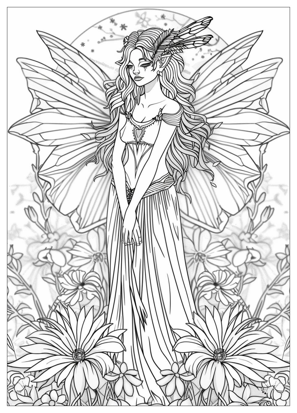 Tooth Fairy Coloring Pages-17