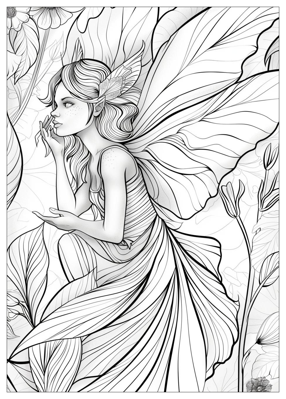 Tooth Fairy Coloring Pages-3