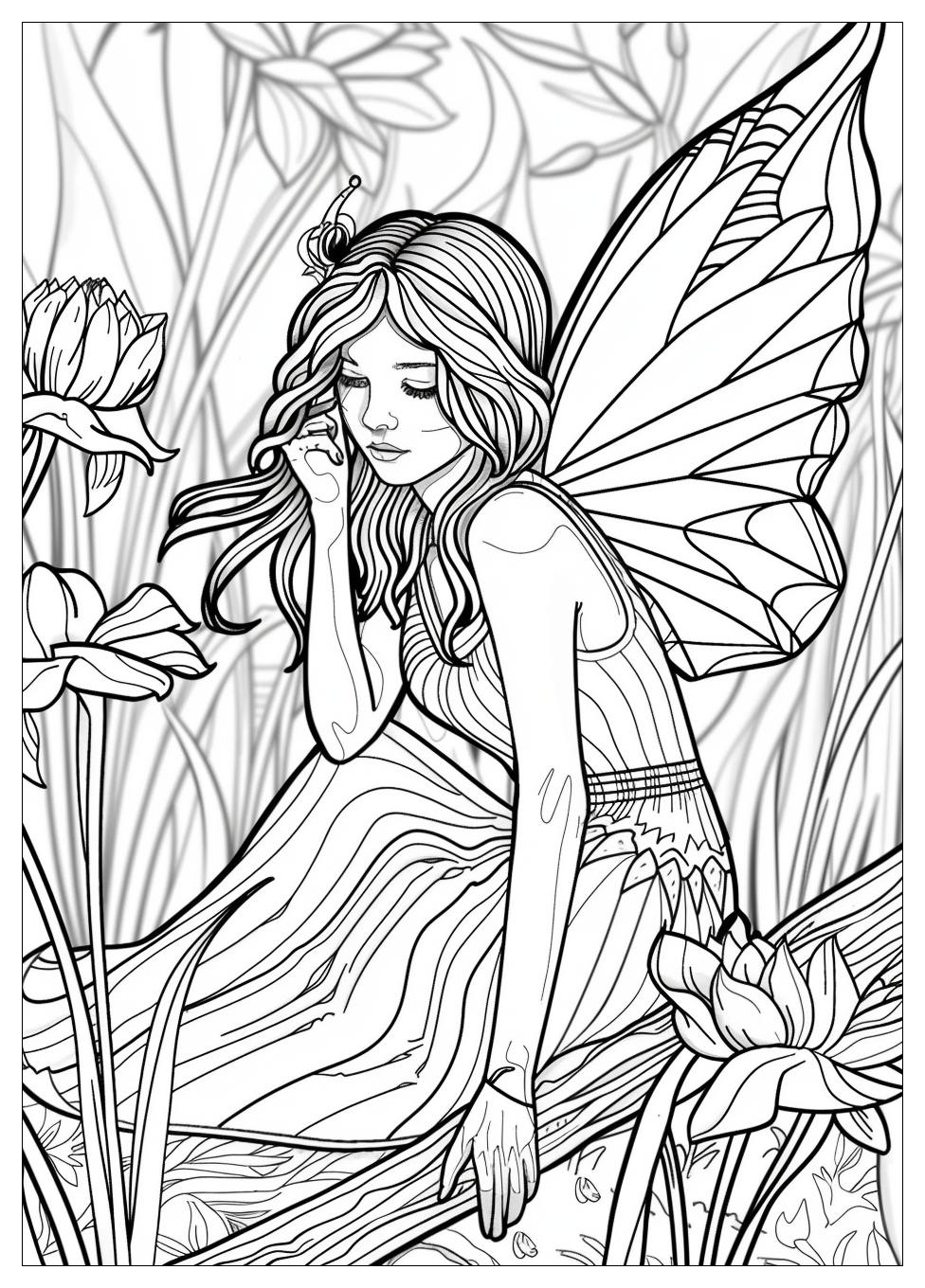 Tooth Fairy Coloring Pages-7