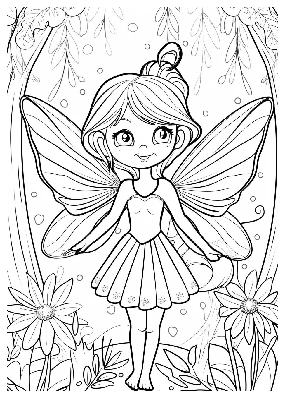 Tooth Fairy Coloring Pages-9