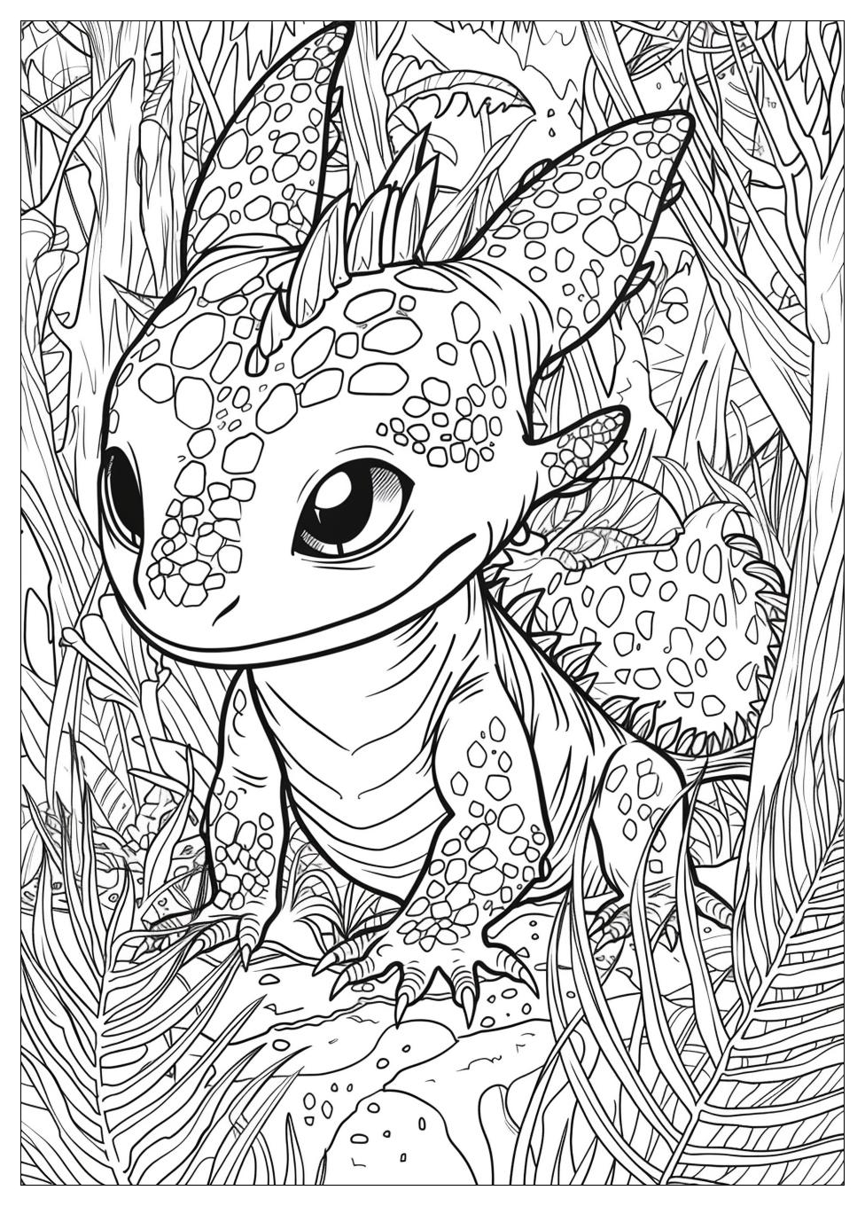 Toothless Coloring Pages-14