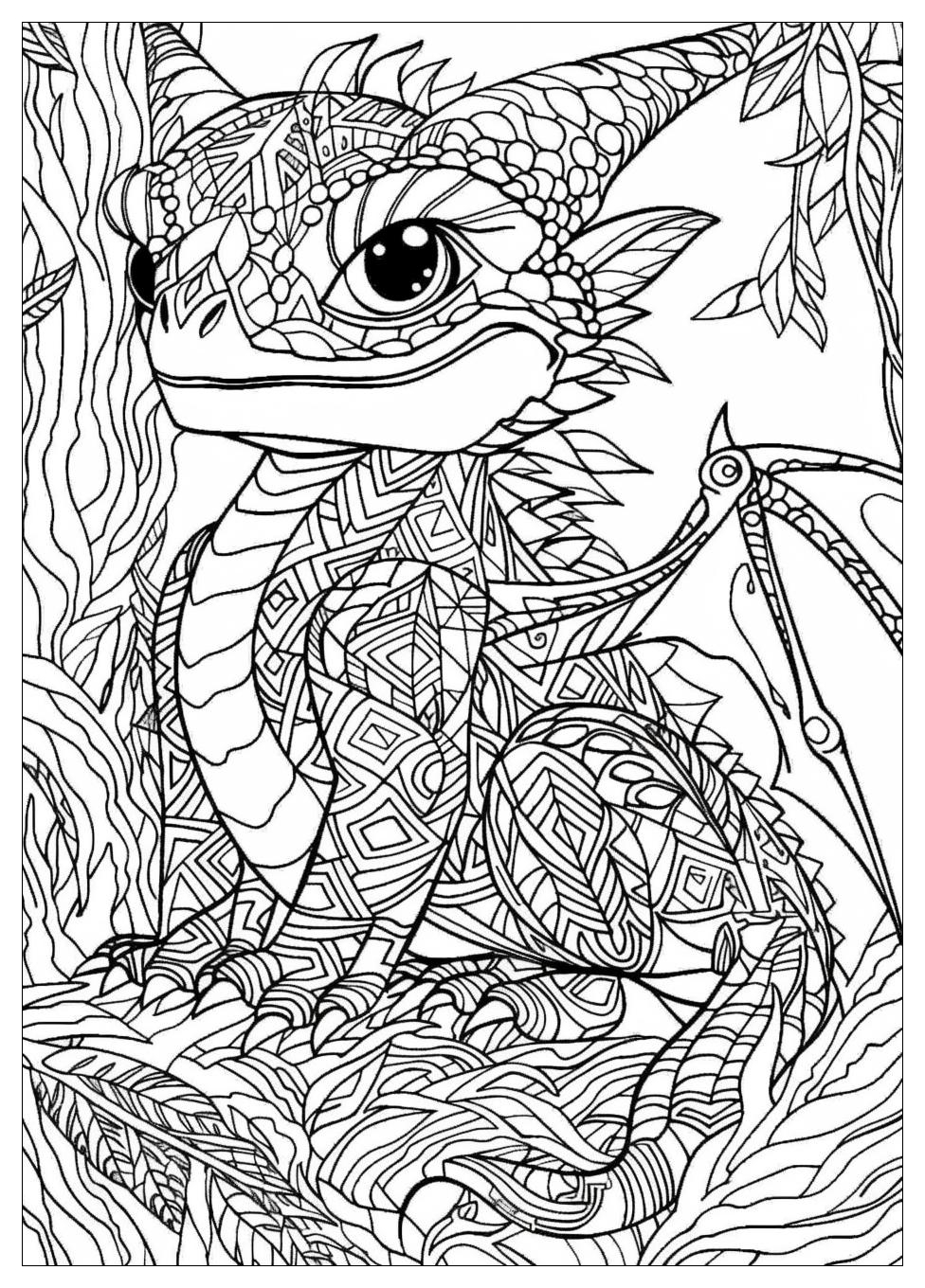 Toothless Coloring Pages-15