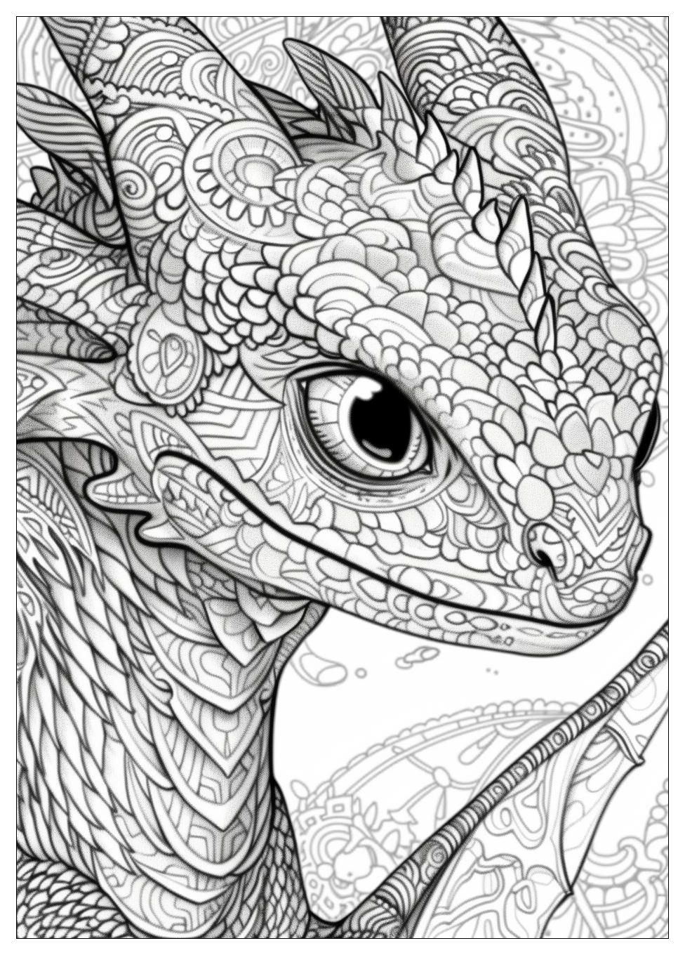 Toothless Coloring Pages-17