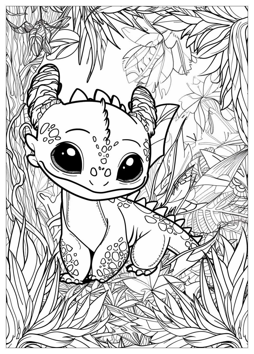 Toothless Coloring Pages-19