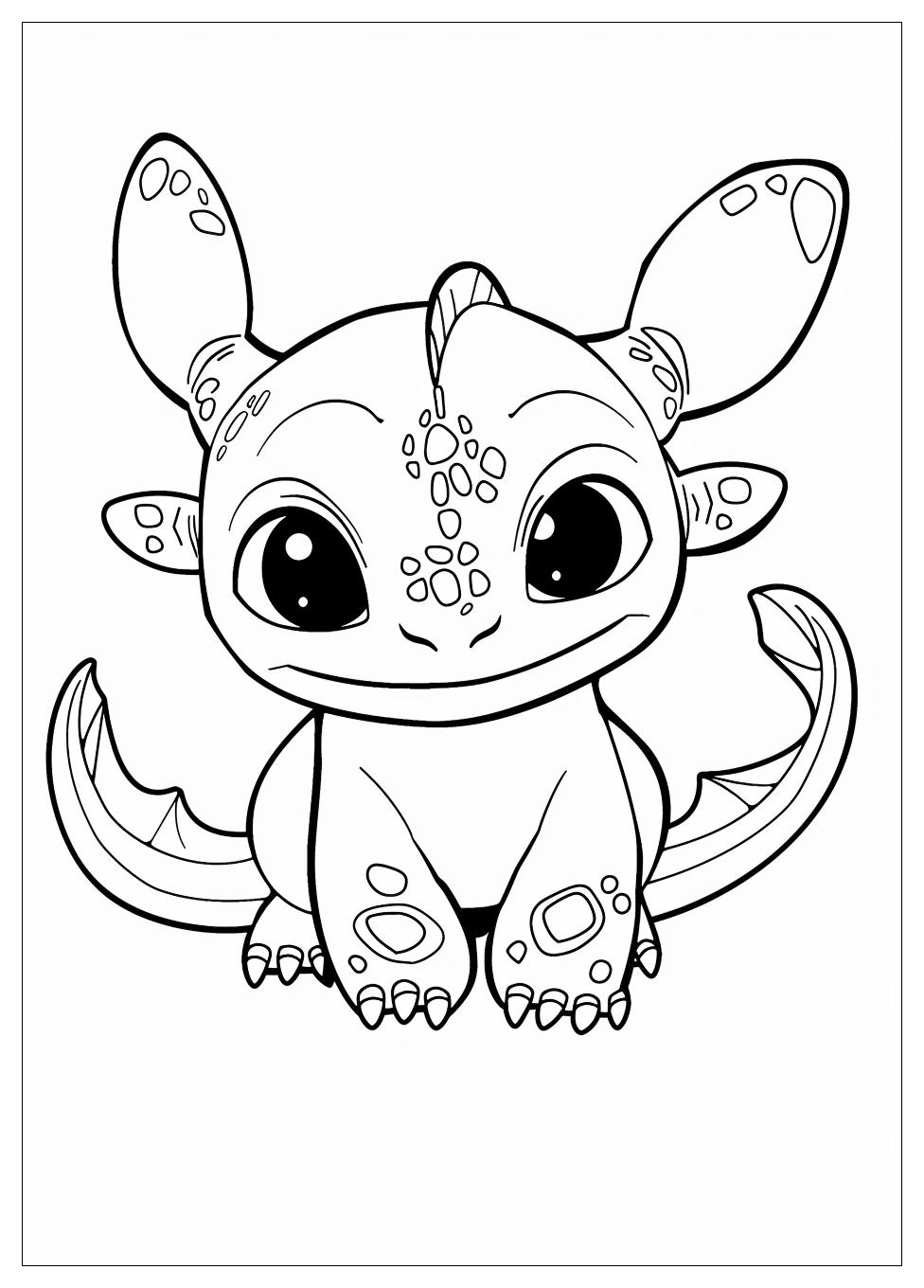 Toothless Coloring Pages-3