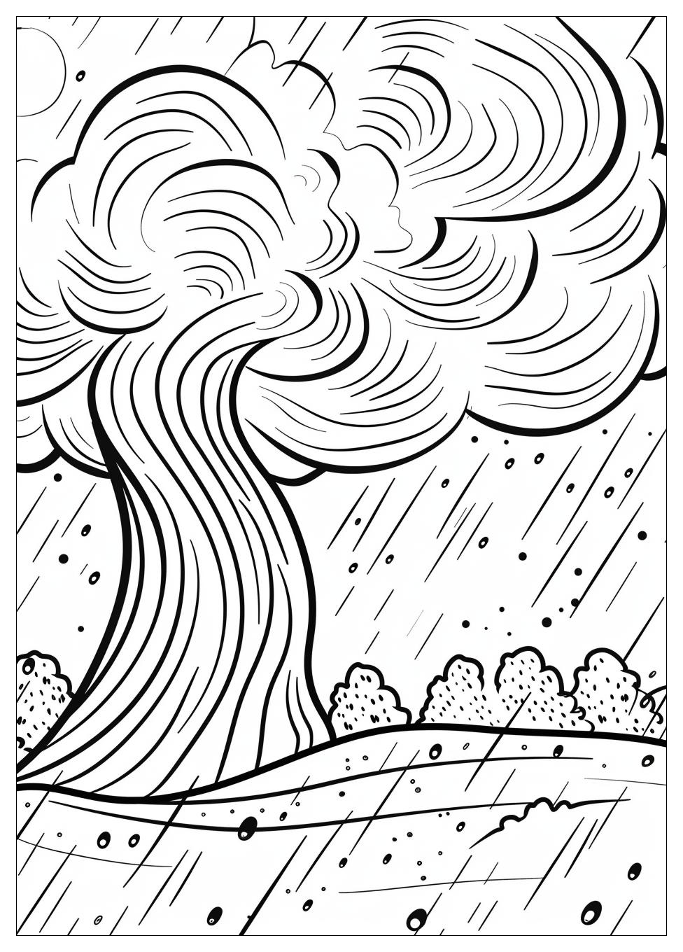 Tornado Coloring Pages-12