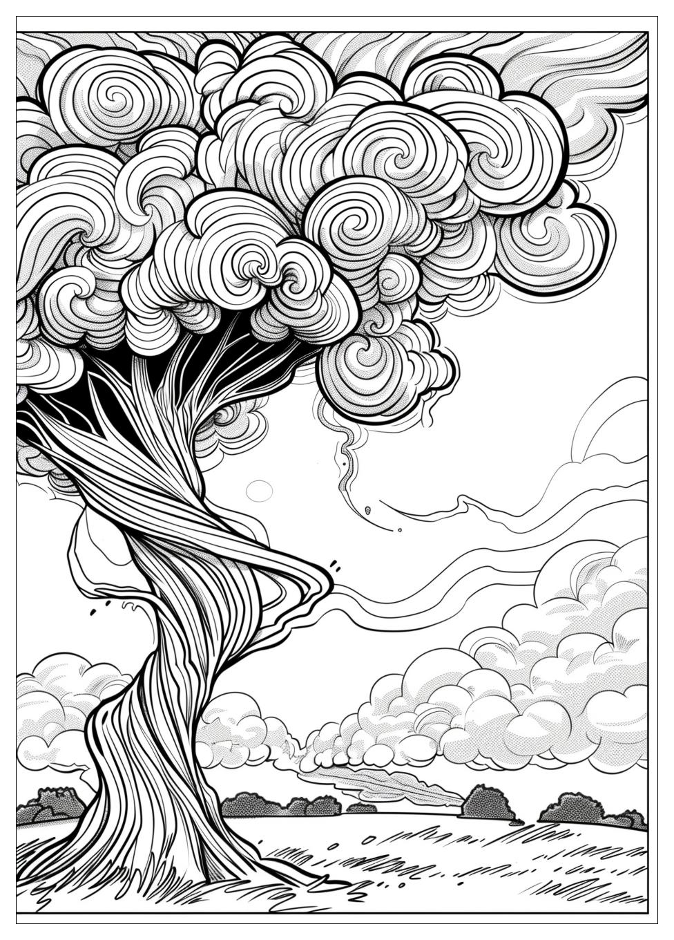 Tornado Coloring Pages-13