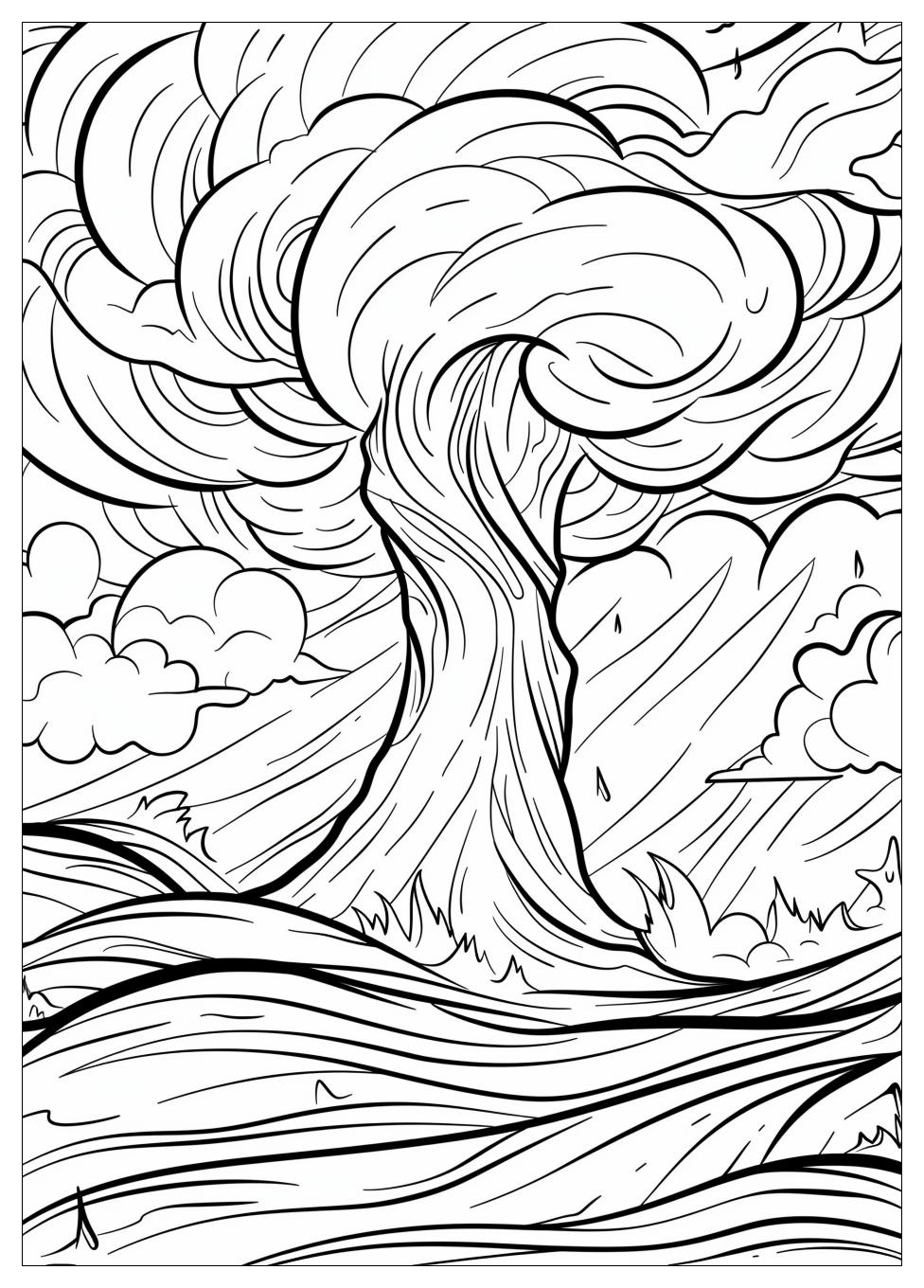 Tornado Coloring Pages-19